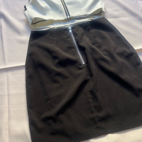 NBD the naven twins Black and White Mini Pencil Skirt Set - Picture 7 of 10